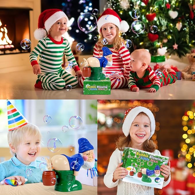 đ
đ Santa Claus Bubble Machine â Funny Farting Santa Toy with Lights, Music & Bubbles | A Must-Have Christmas Hit for Kidsâ Holiday Fun! đ