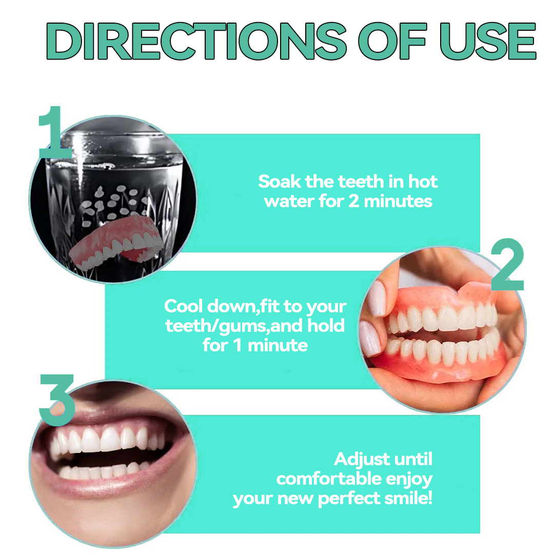 🌎Ends Today: 70% OFF!⏰Tiworld® Premium Denture🍀AdaptableFit Functional Dentures🦷Obtain American Dental Association (ADA) Certification