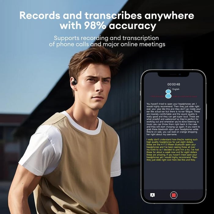 đLAST DAY SALE 60% OFFâ°AI Translation T26 Pro MAX Wireless Bluetooth Translation Earbuds
