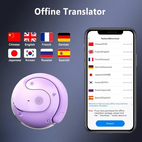 đLAST DAY SALE 60% OFFâ°AI Translation T26 Pro MAX Wireless Bluetooth Translation Earbuds
