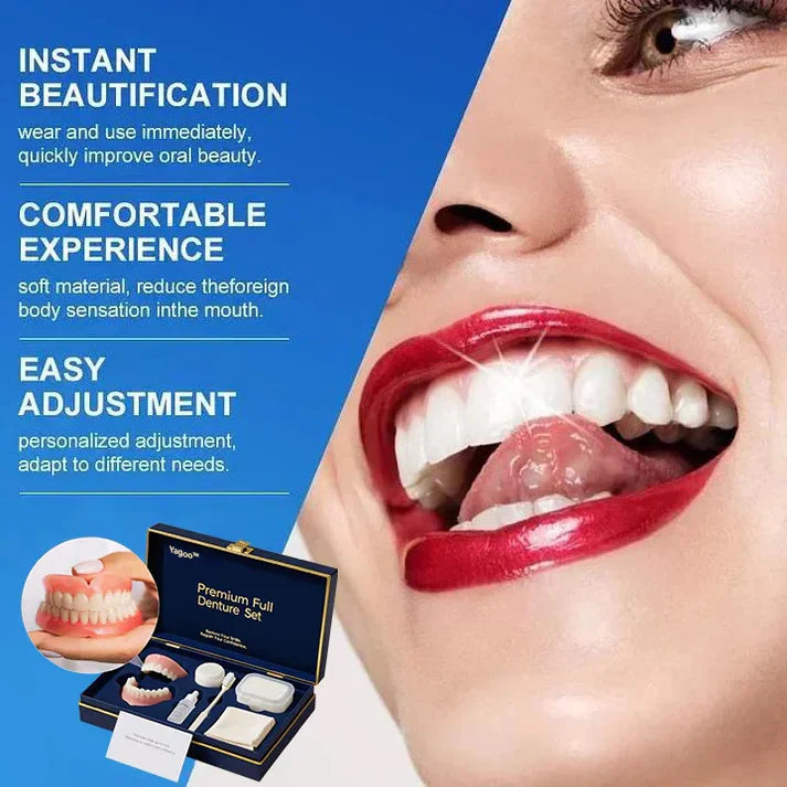 Ends Today: 70% OFF! ⏰Yagoo™ Medical Full Denture with Strong Suctiond🦷Obtain American Dental Association (ADA) Certification