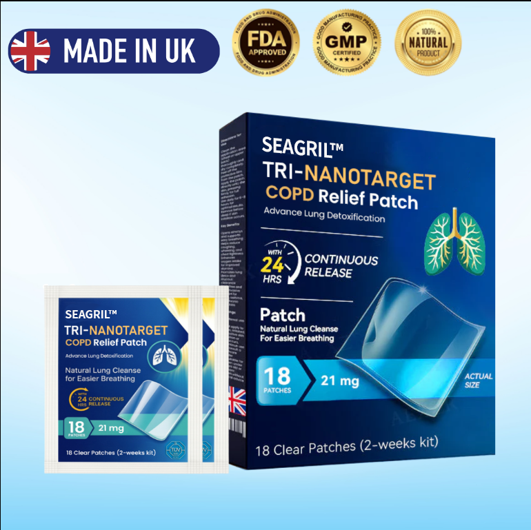 SEAGRIL™ Tri-NanoTarget COPD Relief Patch🔬 Breathes for you in 10 min