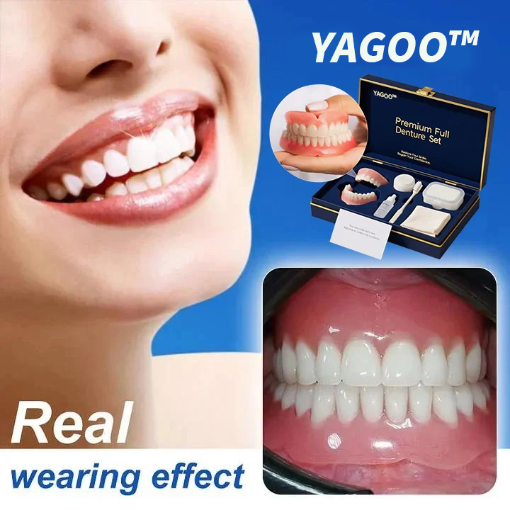 Ends Today: 70% OFF! ⏰Yagoo™ Medical Full Denture with Strong Suctiond🦷Obtain American Dental Association (ADA) Certification