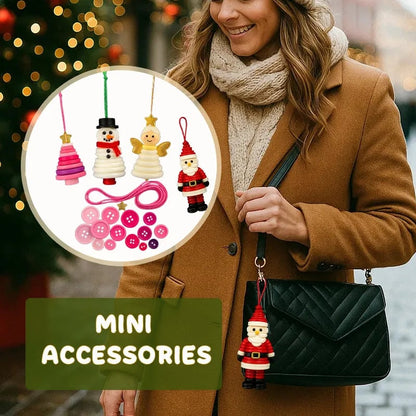 ⏰Last Day Promotion: BUY 2 GET 1 FREE✨DIY Button Ornament Kit🎅🎄