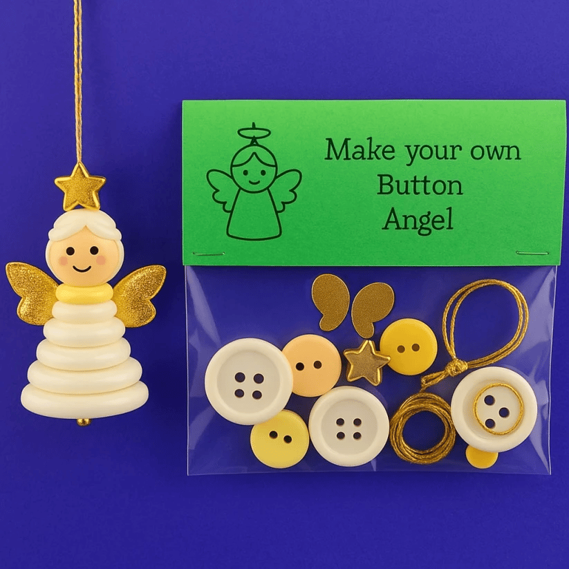 ⏰Last Day Promotion: BUY 2 GET 1 FREE✨DIY Button Ornament Kit🎅🎄