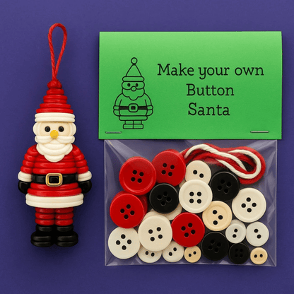 ⏰Last Day Promotion: BUY 2 GET 1 FREE✨DIY Button Ornament Kit🎅🎄