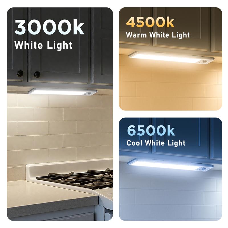 TIW0RLD Under Cabinet Lightsm,76LED Motion Sensor Night Light Indoor