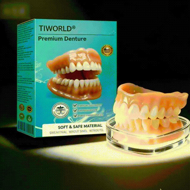 🌎Ends Today: 70% OFF!⏰Tiworld® Premium Denture🍀AdaptableFit Functional Dentures🦷Obtain American Dental Association (ADA) Certification