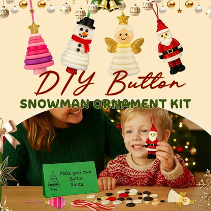 ⏰Last Day Promotion: BUY 2 GET 1 FREE✨DIY Button Ornament Kit🎅🎄