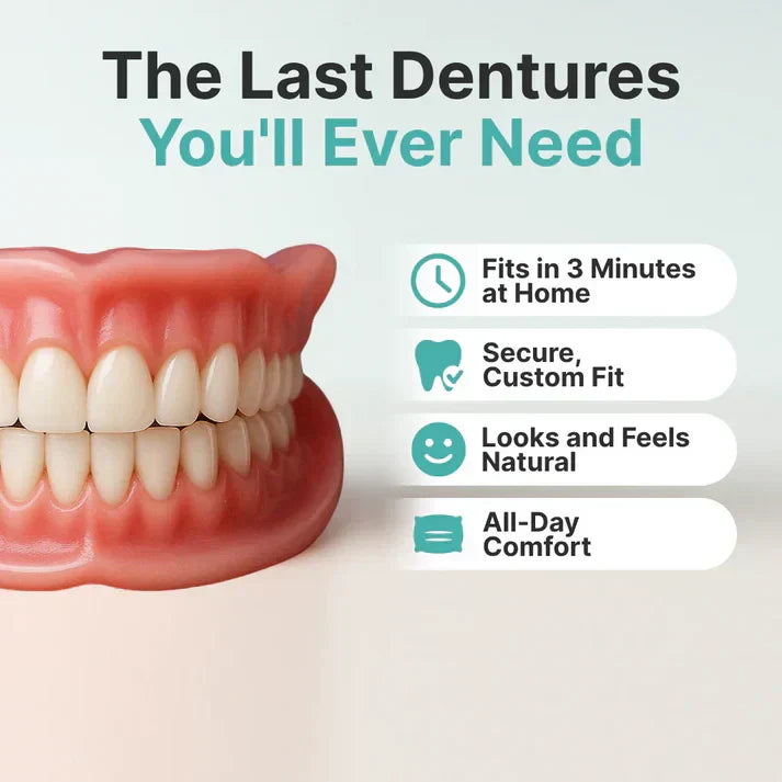 Ends Today: 70% OFF! ⏰Yagoo™ Medical Full Denture with Strong Suctiond🦷Obtain American Dental Association (ADA) Certification