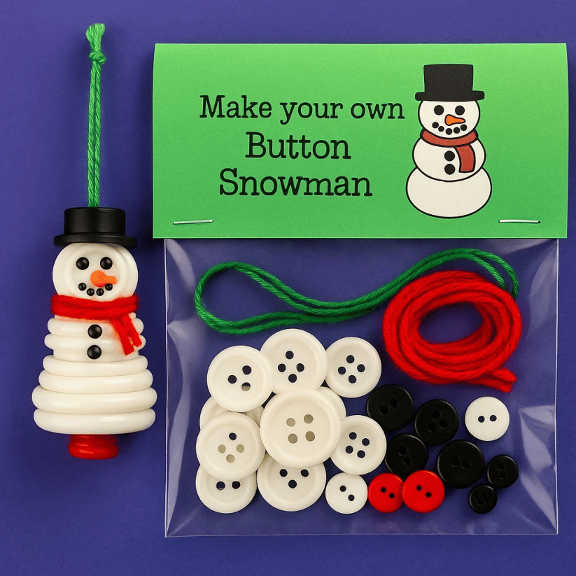 ⏰Last Day Promotion: BUY 2 GET 1 FREE✨DIY Button Ornament Kit🎅🎄